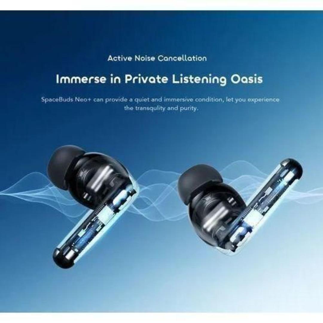 Oraimo Airbuds True Wireless Heavy Bass Earpods, Airpods, Earbuds, Headphones, Earphones Bluetooth Connection For Android And IOS Comfort Earfit And Stereo Sound_Black