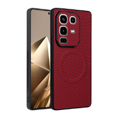 Infinix Note 50 Pro 4G Carbon Fiber Texture MagSafe Compatible Phone Case, Slim Shockproof Protective Cover for Infinix Note 50 Pro 4G
