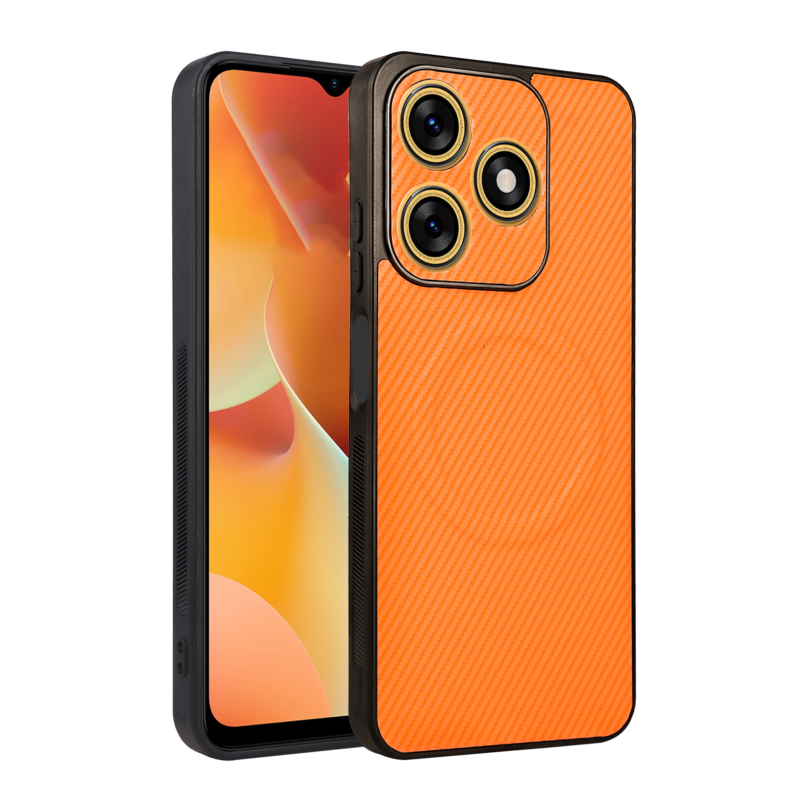 Tecno Spark 10 4G /Tecno Spark 10C 4G Carbon Fiber Texture MagSafe Compatible Phone Case, Slim Shockproof Protective Cover for Tecno Spark 10 4G /Tecno Spark 10C 4G