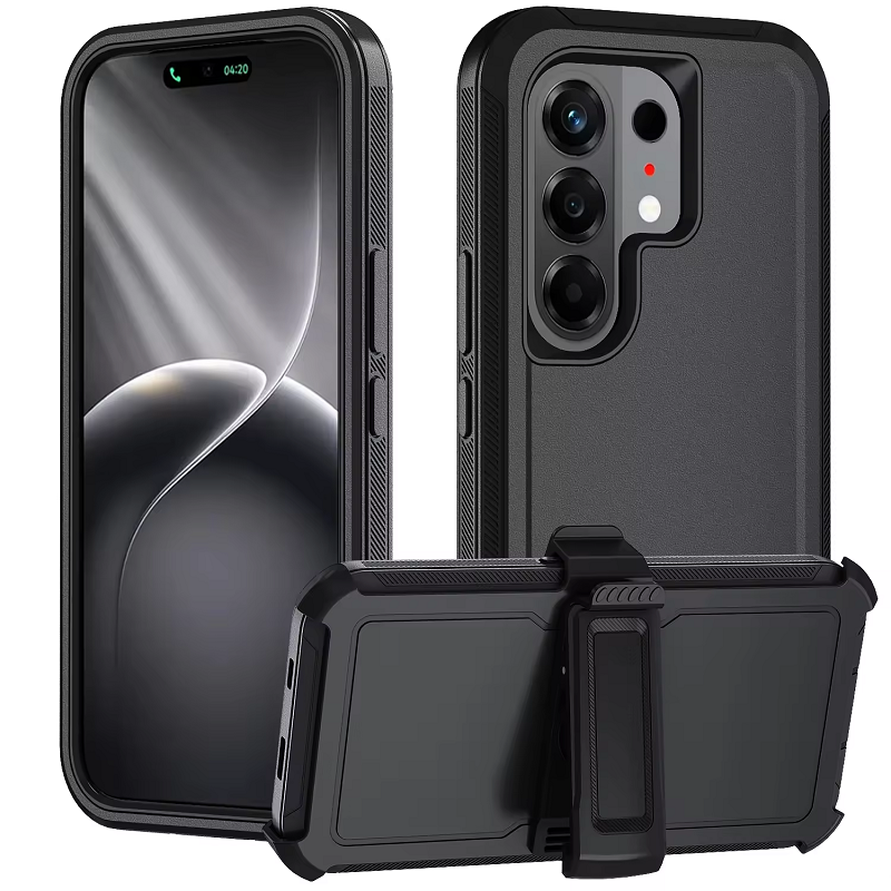 Heavy Duty Case for Tecno Camon 50 Pro 40 Pro 30 Spark 50 40 40C 30C Go 3 20 Pro 20C 10 Pro 10C Pop 9 8 7 with Belt Clip Holster Shockproof 360 Rotating Kickstand Case