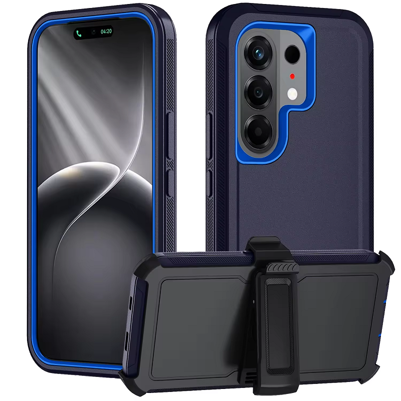 Heavy Duty Case for Tecno Camon 50 Pro 40 Pro 30 Spark 50 40 40C 30C Go 3 20 Pro 20C 10 Pro 10C Pop 9 8 7 with Belt Clip Holster Shockproof 360 Rotating Kickstand Case