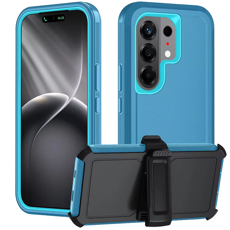 Heavy Duty Case for Tecno Camon 50 Pro 40 Pro 30 Spark 50 40 40C 30C Go 3 20 Pro 20C 10 Pro 10C Pop 9 8 7 with Belt Clip Holster Shockproof 360 Rotating Kickstand Case