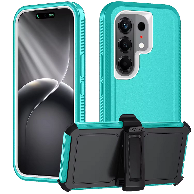 Heavy Duty Case for Tecno Camon 50 Pro 40 Pro 30 Spark 50 40 40C 30C Go 3 20 Pro 20C 10 Pro 10C Pop 9 8 7 with Belt Clip Holster Shockproof 360 Rotating Kickstand Case