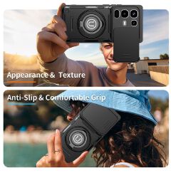 Magnetic Ring Kickstand for Infinix Note 50 Pro 4G/Note 50 4G Sliding Camera Cover Phone Case, Built‑in 360° Rotatable Ring Holder for Infinix Note 50 Pro 4G/Note 50 4G Magnetic Car Moun