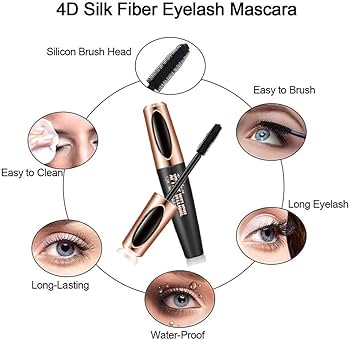 Waterproof mascara will last for a long time Makeup Eye black cross-border super long thin brush head, durable waterproof, thick, curly and non smudging