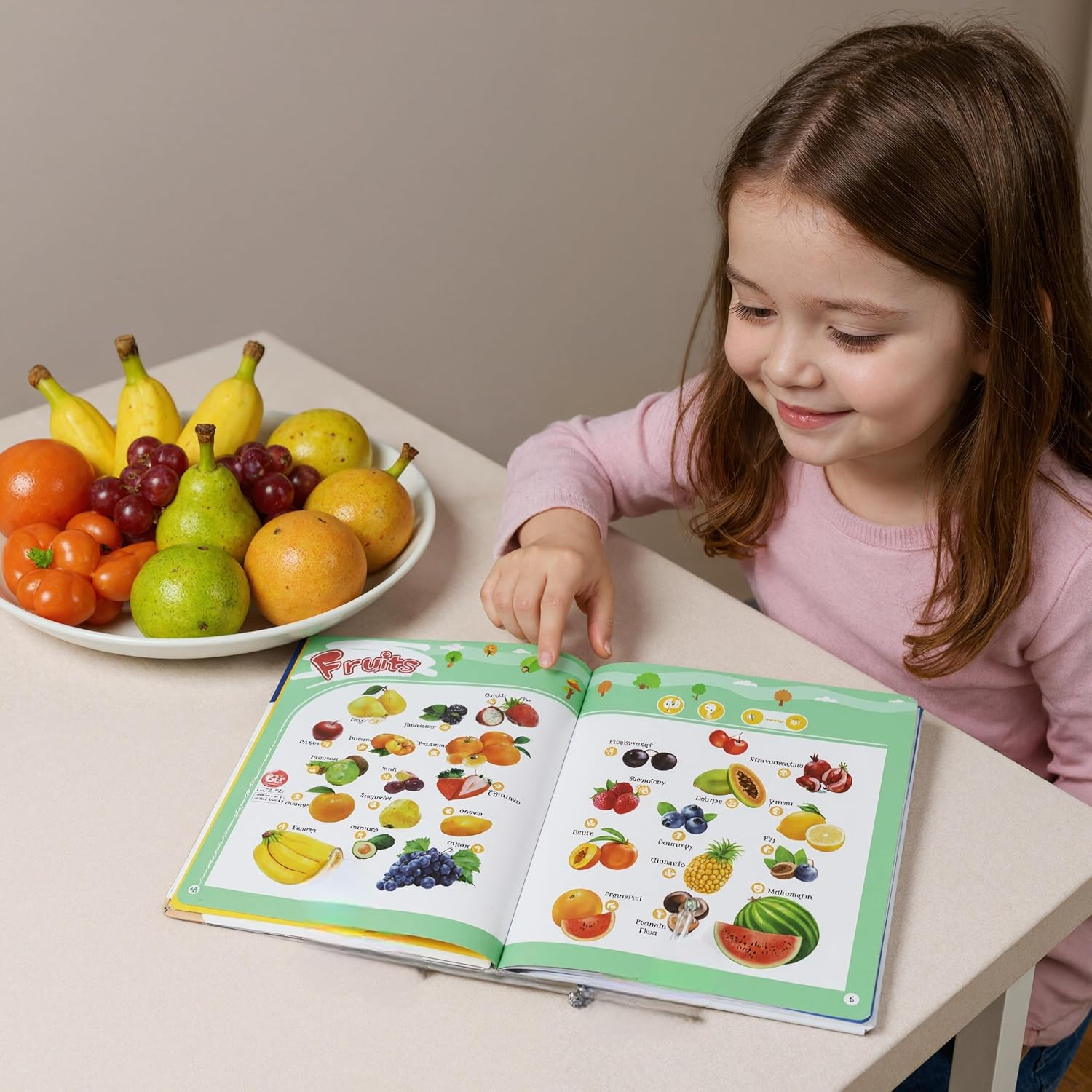 English Words Sound Book for Kids Toddlers 3,4,5 Years Old, 300+ Words Talking Interactive Audio Books for Early Learning English, and Educational Electronic Musical Toy Educational Gift