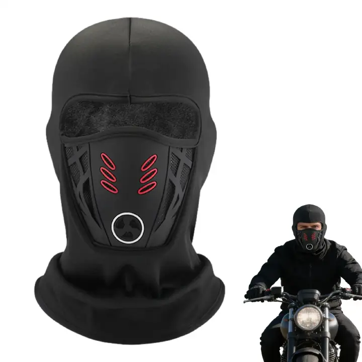 Protection Windproof Dust-Proof Breathable Winter Warm Mask Cold Protection Balaclava Ski Face Mask Outdoor Hat for Skiing Cycling Mototrcyle Thermal Mask Full Face for Men Women