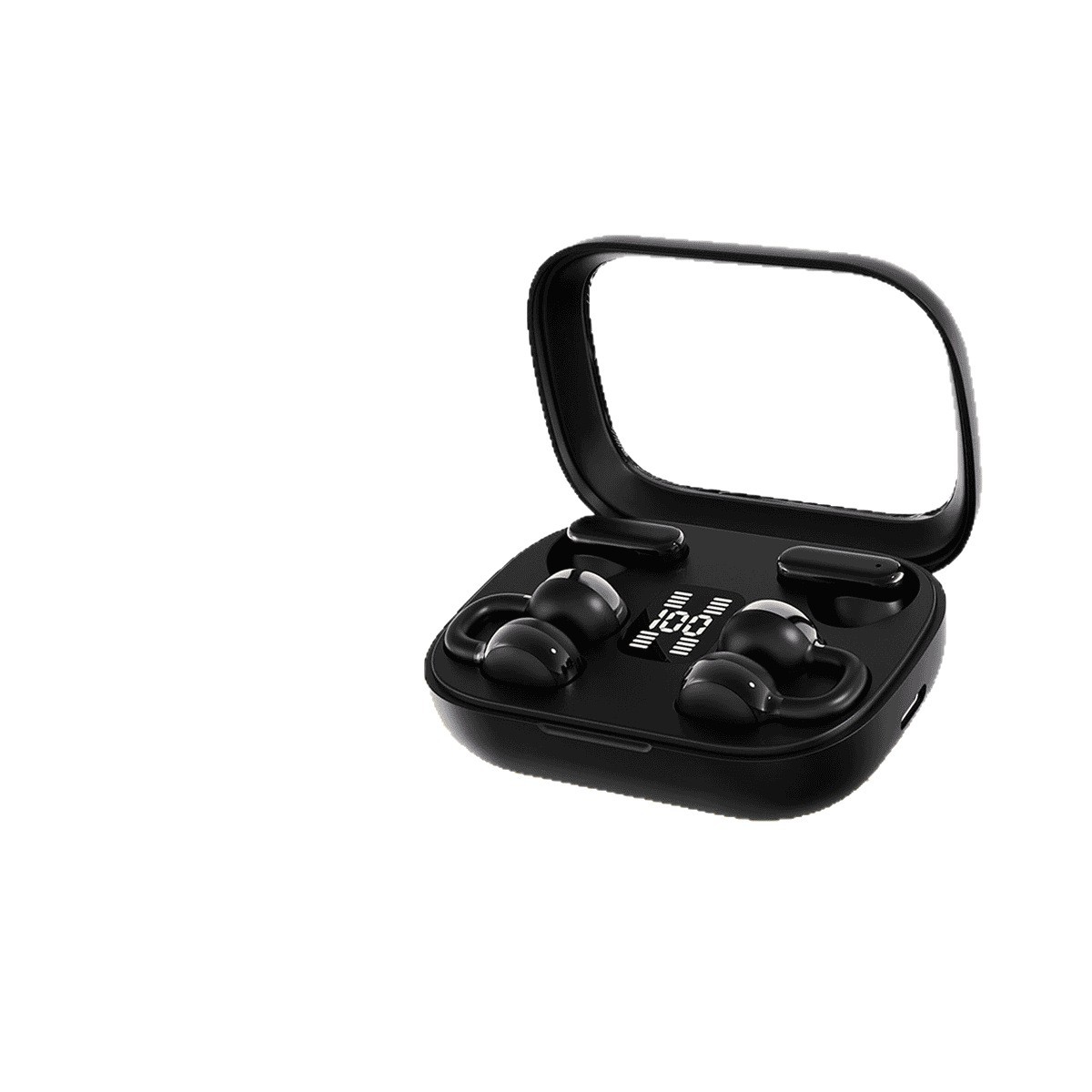 Wireless Earbuds, Open-Ear & in-Ear Dual Buds with LED Charging Case, 2 in 1 Waterproof Sport Headphones, Touch Control, Built-in Mic, Long Playtime Audio Gear for Workouts, Meetings, Gym, Travel