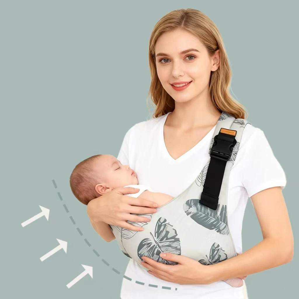 Baby Sling Carrier Baby Sling for 10-30lbs Adjustable Shoulder Straps, Portable, Lightweight, Non-Slip Hip Seat, Easy to Use, Safety Buckle, Comfortable, Great for Travel, Camping, Shopping
