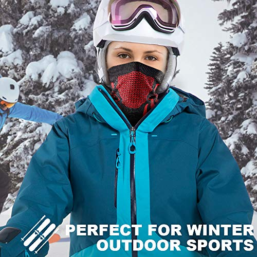 New Unisex Face Bandana Mask Cover Neck Warmer Bicycle Cycling Scarf Hiking Breathable Mask All-Weather Protection Outdoor Windproof Thickened Mask Bib