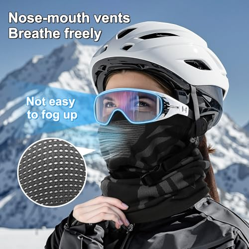 New Unisex Face Bandana Mask Cover Neck Warmer Bicycle Cycling Scarf Hiking Breathable Mask All-Weather Protection Outdoor Windproof Thickened Mask Bib