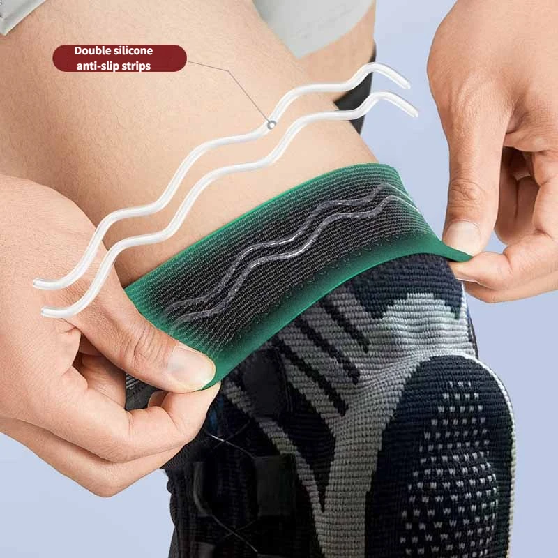 Professional Adjustable Knee Brace Patella Support Joint Pain Relief Meniscus Support Compression Sleeve Outdoor Hiking and Mountain Climbing/Post-Surgery Rehabilitation Training Sport & Exercise