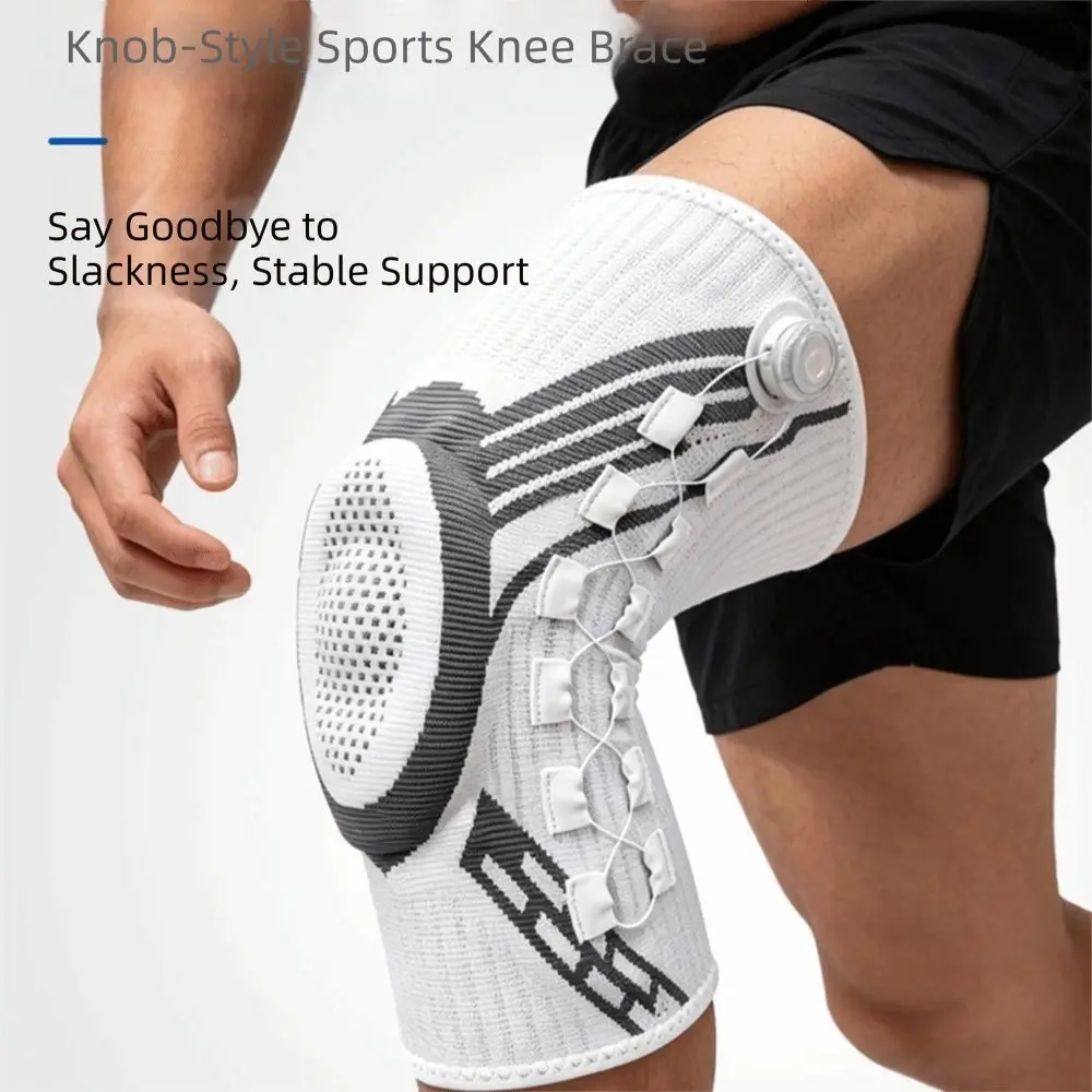 Professional Adjustable Knee Brace Patella Support Joint Pain Relief Meniscus Support Compression Sleeve Outdoor Hiking and Mountain Climbing/Post-Surgery Rehabilitation Training Sport & Exercise