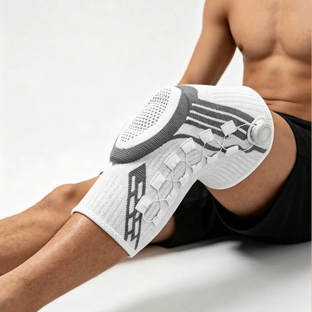 Professional Adjustable Knee Brace Patella Support Joint Pain Relief Meniscus Support Compression Sleeve Outdoor Hiking and Mountain Climbing/Post-Surgery Rehabilitation Training Sport & Exercise