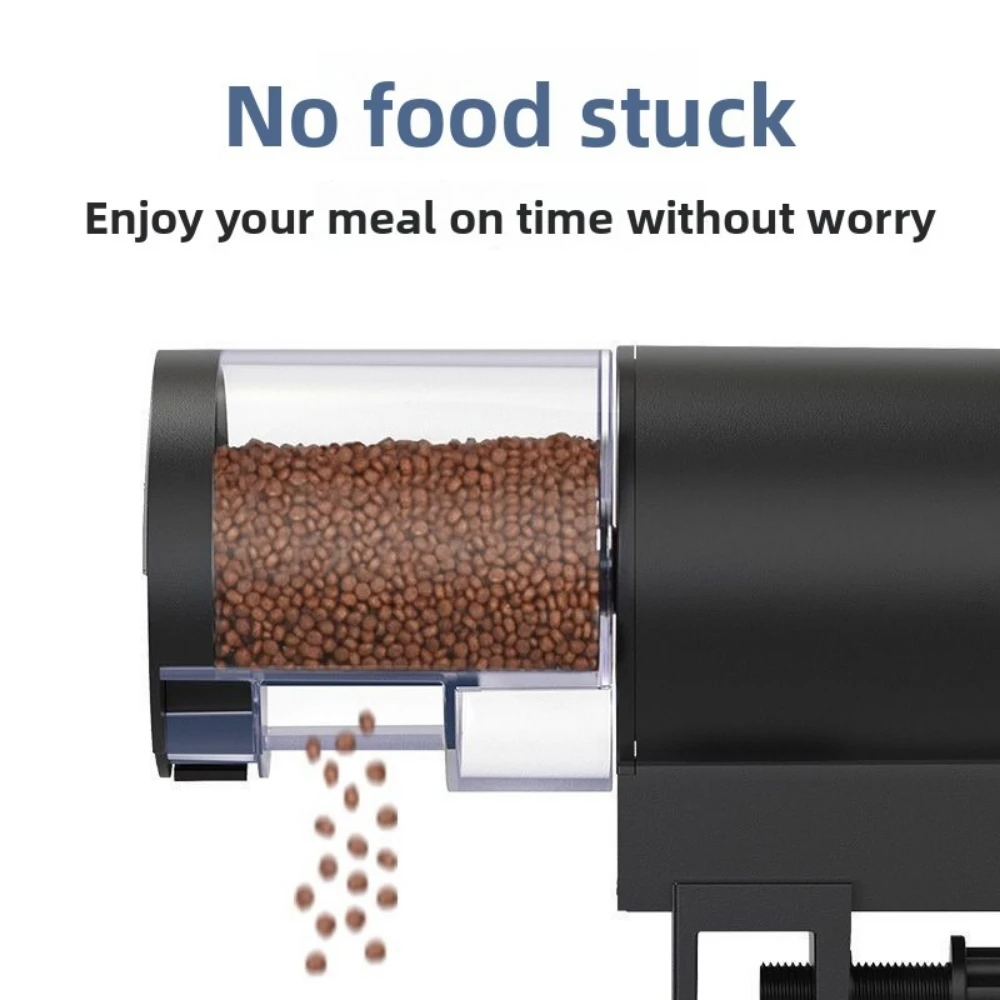 Automatic Fish Feeder, Smart Timing Aquarium Feeder for Fish Turtle, Dry Pellet Food Dispenser for Home Fish Tank, Easy Setup Vacation Use Pet Care Fishbowl Food, Ideal for Holiday Feeding