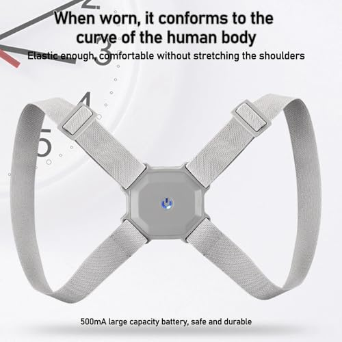 Intelligent USB Posture Corrector, Hunchback Reminder, Smart Sensor Vibration Reminder Posture Brace Trainer Straightener To Improve Slouch, Fitness Corrector Training Straps For Adult Kids