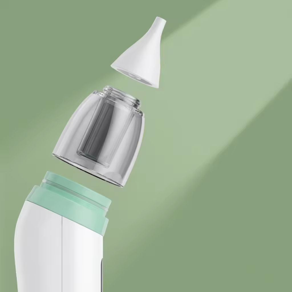 New Pattern Rechargeable Electric Baby Nasal Aspirator with LCD Screen, 6 Gear Suction Power, BPA Free Soft Silicone Tips, Suck Out Prevent Nasal Congestion, Infant Nose Sucker for Newborn & Toddler