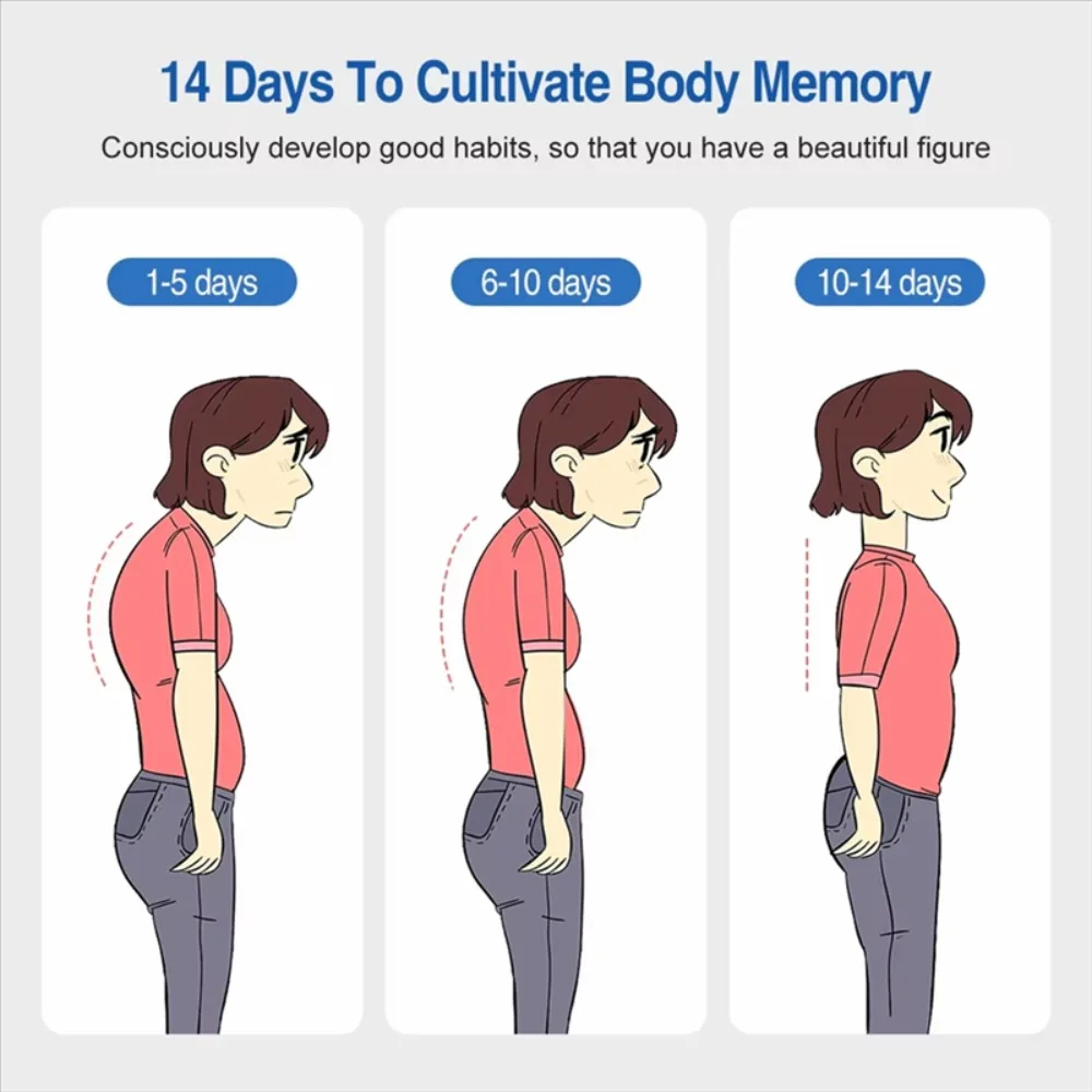 Intelligent USB Posture Corrector, Hunchback Reminder, Smart Sensor Vibration Reminder Posture Brace Trainer Straightener To Improve Slouch, Fitness Corrector Training Straps For Adult Kids