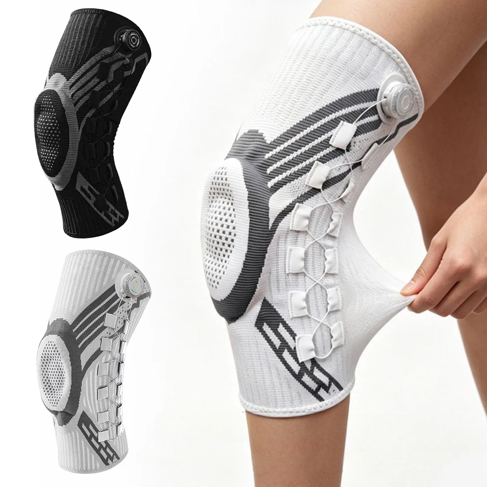 Professional Adjustable Knee Brace Patella Support Joint Pain Relief Meniscus Support Compression Sleeve Outdoor Hiking and Mountain Climbing/Post-Surgery Rehabilitation Training Sport & Exercise