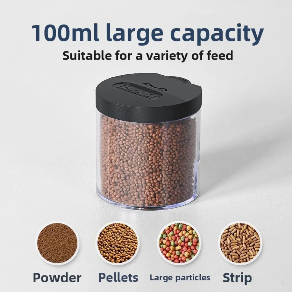 Automatic Fish Feeder, Smart Timing Aquarium Feeder for Fish Turtle, Dry Pellet Food Dispenser for Home Fish Tank, Easy Setup Vacation Use Pet Care Fishbowl Food, Ideal for Holiday Feeding