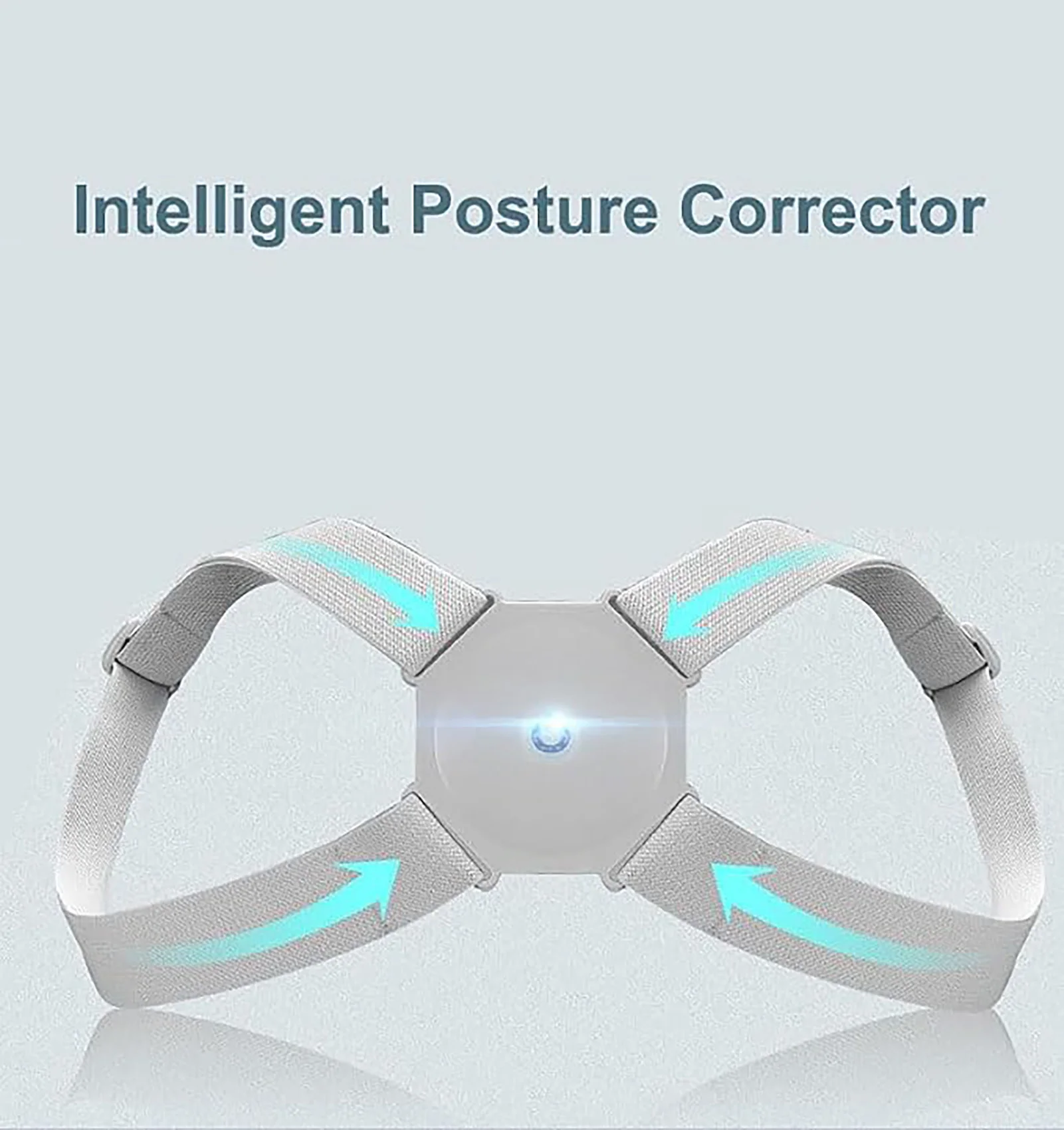 Intelligent USB Posture Corrector, Hunchback Reminder, Smart Sensor Vibration Reminder Posture Brace Trainer Straightener To Improve Slouch, Fitness Corrector Training Straps For Adult Kids
