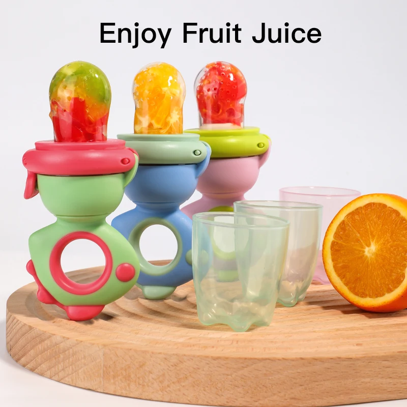 Rotating Push-type Food Grade Silicone Fresh Fruit and Vegetable Feeder For Infants Baby, Dinosaur Shape Toddlers Supplementary Food Dinosaur Rotate Push-Type Baby Fruit Feeder Kids Feeding Tool