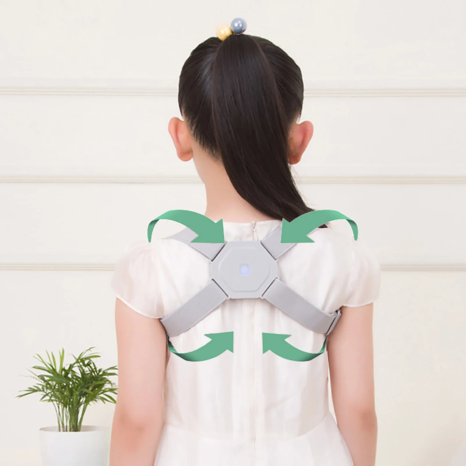 Intelligent USB Posture Corrector, Hunchback Reminder, Smart Sensor Vibration Reminder Posture Brace Trainer Straightener To Improve Slouch, Fitness Corrector Training Straps For Adult Kids