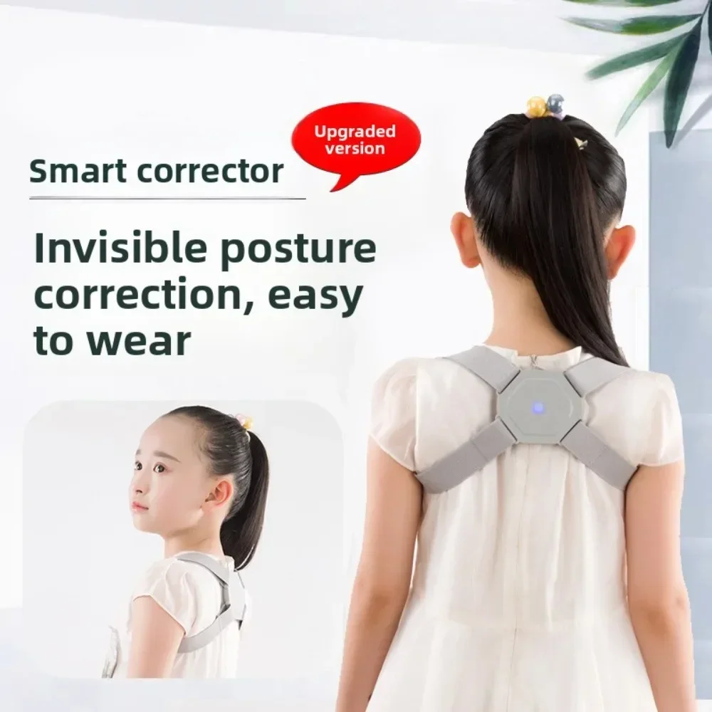 Intelligent USB Posture Corrector, Hunchback Reminder, Smart Sensor Vibration Reminder Posture Brace Trainer Straightener To Improve Slouch, Fitness Corrector Training Straps For Adult Kids
