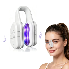 Newly Upgraded EMS Nose Shaper Sculpting Massager Clip Silicone Pulse Technology Lift-Up High Bridge Beauty Nose Tool Pain-Free Nose Reshaping Tool with Soft Silicone Pads Nasal Bridge Slimming Device