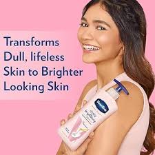725 ml 2 pack ,Vaseline Daily Brightening Even Tone Lotion + kojic Body Oil 200ML / 3pack with shower gel