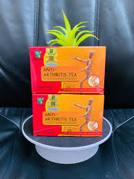 Wins Town Anti-Arthritis Tea, an over-the-counter herbal blend marketed for joint health.