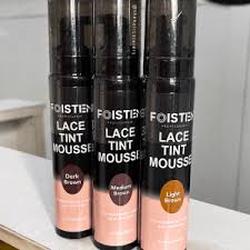 Foisten Lace tint mousse, formulated to match your skin tone, Wig Lace tint mousse