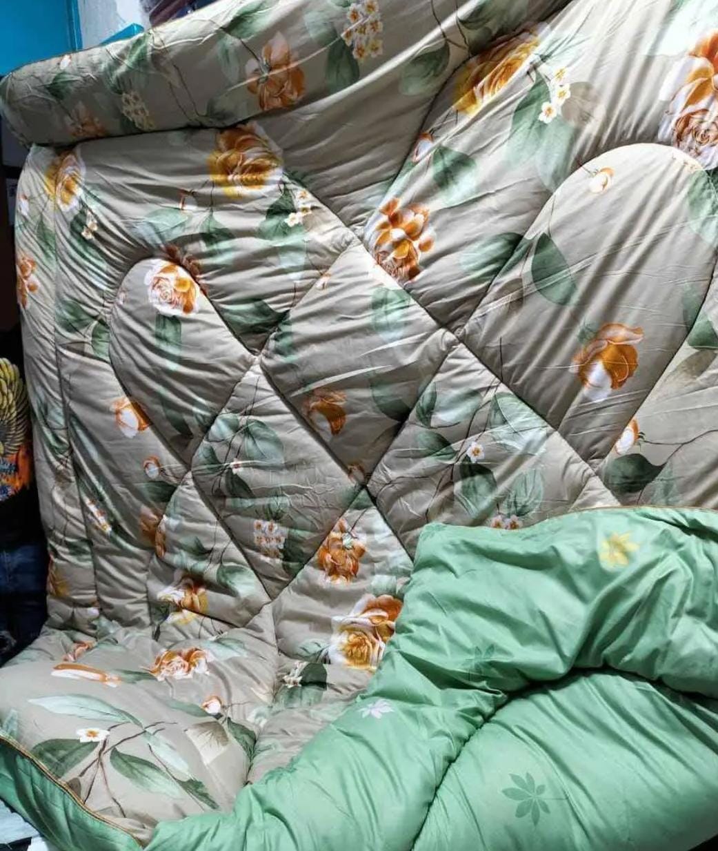 🔥🔥🔥LUXURIOUS 4PC COTTON BINDED DUVET SET (1 WARM DUVET + 1 BEDSHEET + 2 PILLOWCASES) - TC Extra Durable with Bedsheet & Pillowcases – Premium Comfort