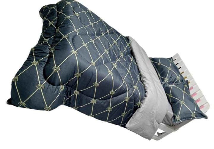 🔥🔥🔥LUXURIOUS 4PC COTTON BINDED DUVET SET (1 WARM DUVET + 1 BEDSHEET + 2 PILLOWCASES) - TC Extra Durable with Bedsheet & Pillowcases – Premium Comfort