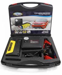 Multi-Function Car Jump Starter Power Bank Kit with Air Compressor - High Capacity Emergency Car Battery Booster, Portable Air Pump & Multi-Voltage Power Bank for Laptops, Phones & TVs
