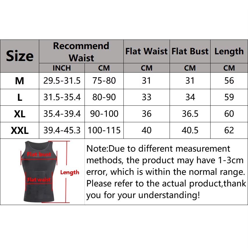 Men's Shapewear Slimming Body Corset Vest Shirt Compression Abdomen Tummy Belly Control Slim Waist Cincher Underwear Sports Vest B2-85