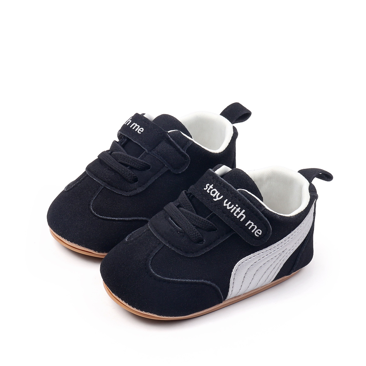 Spring And Summer Newborn Baby Boys And Girls First Walking Shoes Casual Sports Style Indoor Outdoor Toddler Shoes With TPR Sole