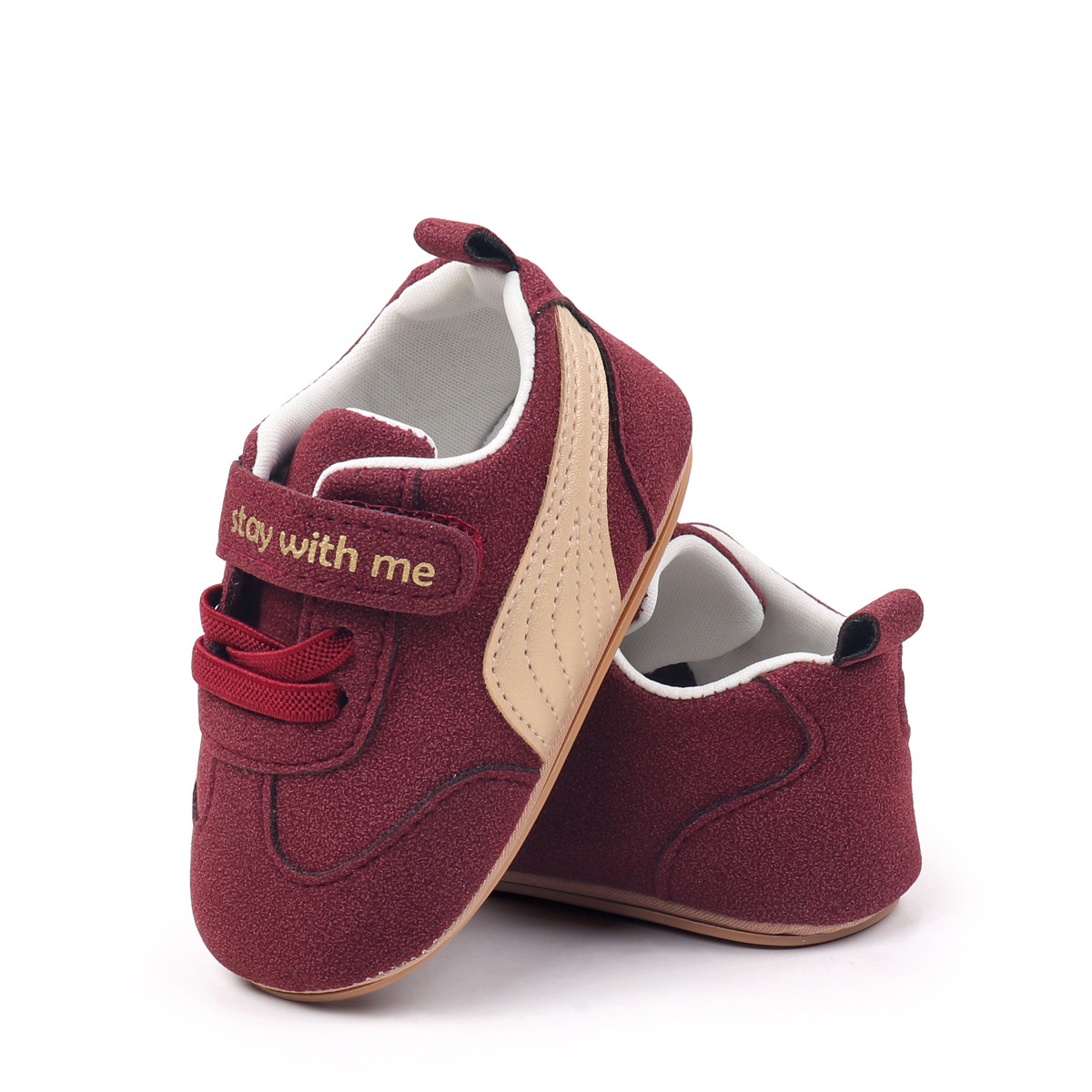Spring And Summer Newborn Baby Boys And Girls First Walking Shoes Casual Sports Style Indoor Outdoor Toddler Shoes With TPR Sole