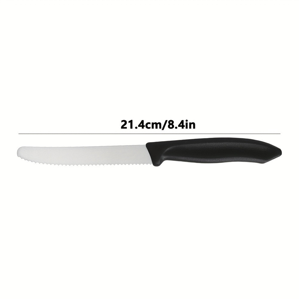 1PC Steak Cutter Ergonomic Stainless Steel Serrated Precise Cutting Outdoor BBQ Steak Cutter For Meal Prep Family