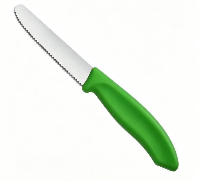 1PC Steak Cutter Ergonomic Stainless Steel Serrated Precise Cutting Outdoor BBQ Steak Cutter For Meal Prep Family