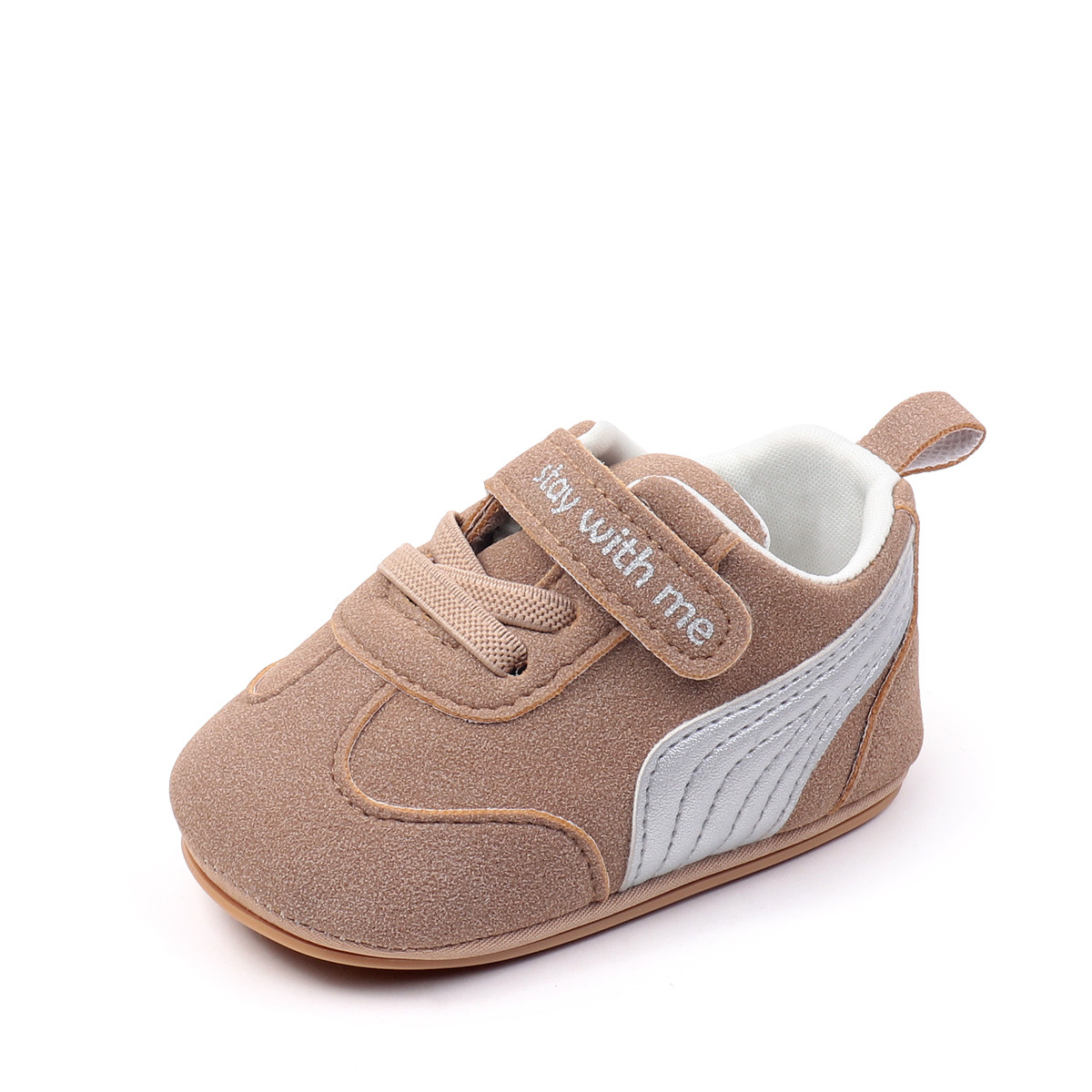 Spring And Summer Newborn Baby Boys And Girls First Walking Shoes Casual Sports Style Indoor Outdoor Toddler Shoes With TPR Sole