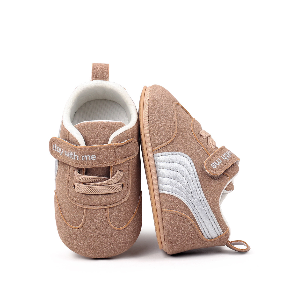 Spring And Summer Newborn Baby Boys And Girls First Walking Shoes Casual Sports Style Indoor Outdoor Toddler Shoes With TPR Sole