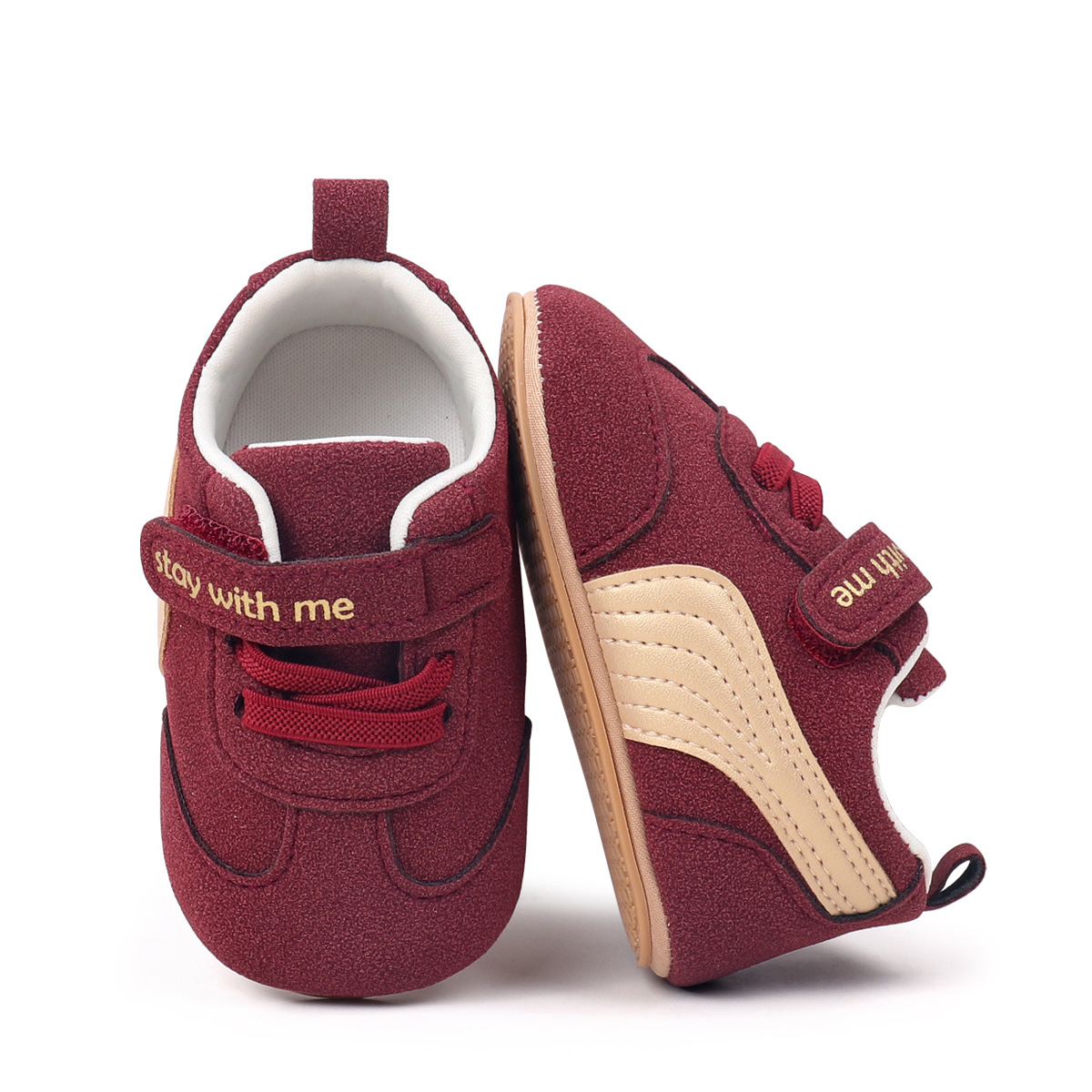 Spring And Summer Newborn Baby Boys And Girls First Walking Shoes Casual Sports Style Indoor Outdoor Toddler Shoes With TPR Sole