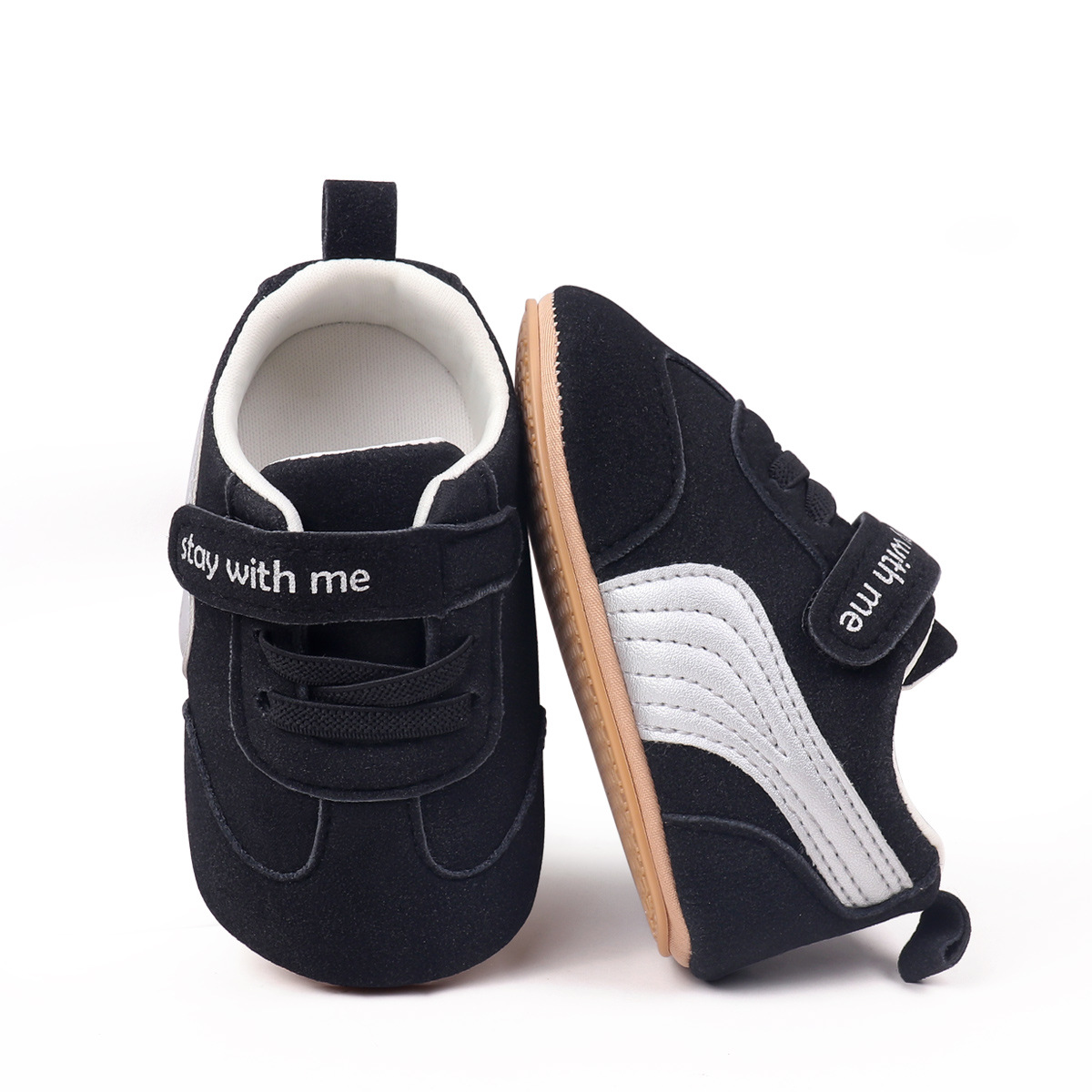 Spring And Summer Newborn Baby Boys And Girls First Walking Shoes Casual Sports Style Indoor Outdoor Toddler Shoes With TPR Sole
