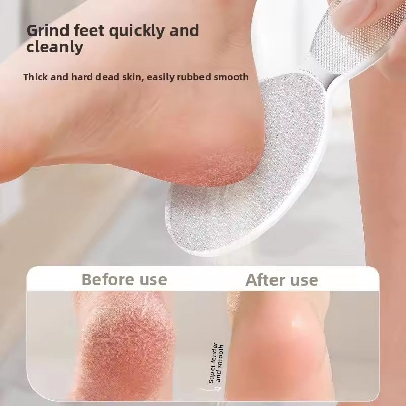 1pc Nano Glass Foot File Callus Remover Double-Sided Dead Skin Remover Tool For Heel Exfoliation with Storage Box for Home&Salon