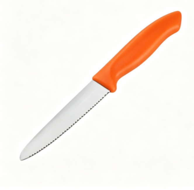 1PC Steak Cutter Ergonomic Stainless Steel Serrated Precise Cutting Outdoor BBQ Steak Cutter For Meal Prep Family