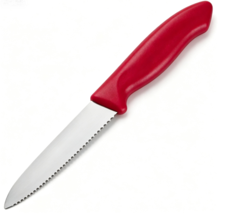 1PC Steak Cutter Ergonomic Stainless Steel Serrated Precise Cutting Outdoor BBQ Steak Cutter For Meal Prep Family