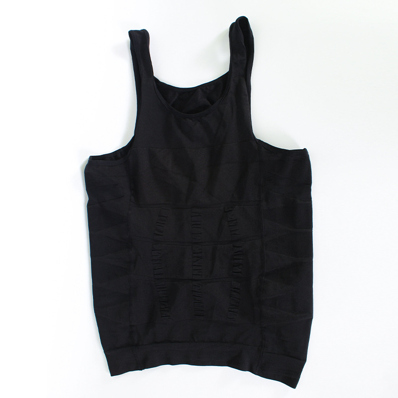 Men's Shapewear Slimming Body Corset Vest Shirt Compression Abdomen Tummy Belly Control Slim Waist Cincher Underwear Sports Vest B2-85