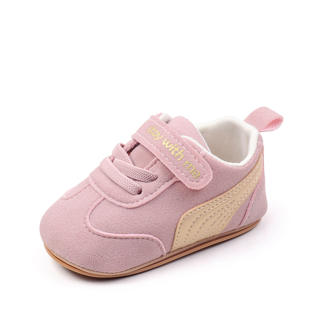 Spring And Summer Newborn Baby Boys And Girls First Walking Shoes Casual Sports Style Indoor Outdoor Toddler Shoes With TPR Sole