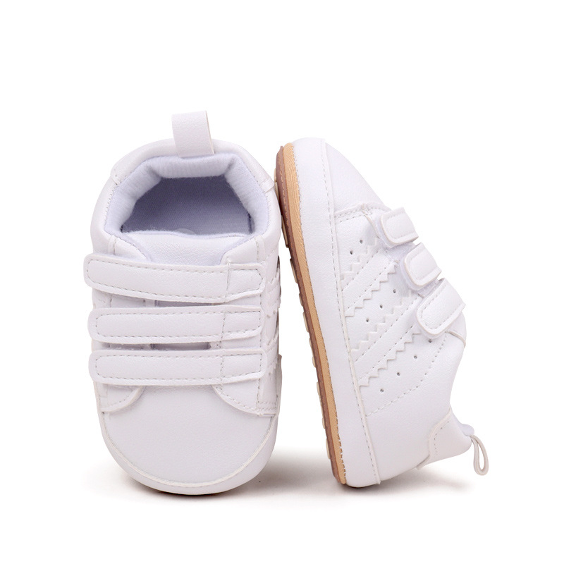 Spring & Autumn Baby Girls and Boys Fashion Design High Quality Sports Shoes PVC Sole Anti Slip Comfortable Toddle Shoes